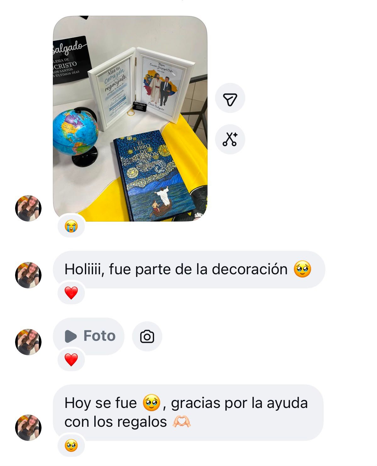 Mensaje recibido por Grabado Celestial